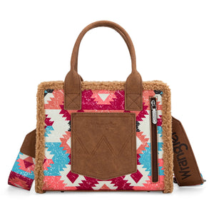 Wrangler Sherpa Southwestern Print Small Canvas