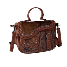 Load image into Gallery viewer, Trinity Ranch Hair-On Cowhide Saddle Shape