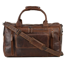 Load image into Gallery viewer, LEATHER TRAVEL BAG