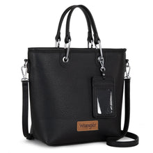 Load image into Gallery viewer, Wrangler Top Handle Tote/Crossbody Detachable Key Ring Card Holder
