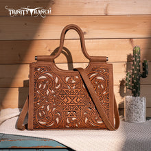 Load image into Gallery viewer, Trinity Ranch Floral Aztec Tooled