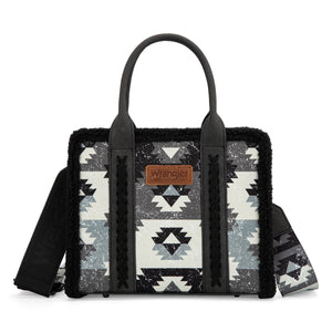 Wrangler Sherpa Southwestern Print Small Canvas