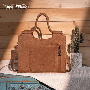 Trinity Ranch Floral Aztec Tooled