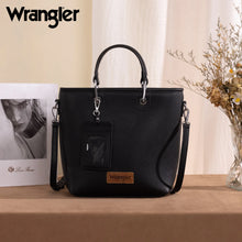 Load image into Gallery viewer, Wrangler Top Handle Tote/Crossbody Detachable Key Ring Card Holder