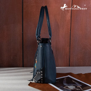 Embroidered Arrow Feather Concealed Carry Tote