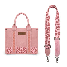 Load image into Gallery viewer, Wrangler Leopard Print Concealed Carry Tote/Crossbody - Pink