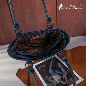 Embroidered Arrow Feather Concealed Carry Tote