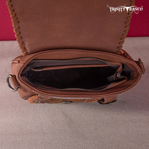 Trinity Ranch Hair-On Cowhide Saddle Shape