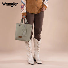 Load image into Gallery viewer, Wrangler Top Handle Tote/Crossbody Detachable Key Ring Card Holder