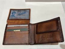 Load image into Gallery viewer, 3D Embossed Retro Horse RFID Leather Wallet