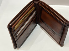 Load image into Gallery viewer, 3D Embossed Maple Leaf Canada RFID Leather Wallet