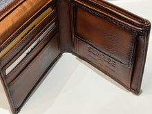 Load image into Gallery viewer, 3D Embossed Maple Leaf Canada RFID Leather Wallet