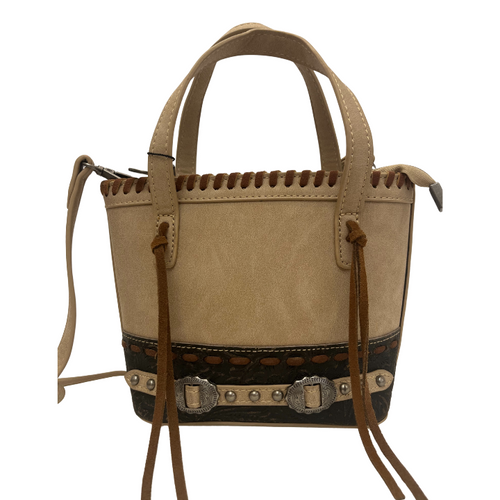 Montana West Tooled Small Tote/Crossbody