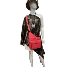 Load image into Gallery viewer, GHAZAL BLACK - RFID Leather Organizer Crossbody Bag