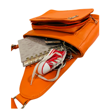 Load image into Gallery viewer, GHAZAL- RFID Leather Crossbody Bag