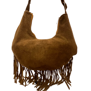 Suede Fringe w/Silver Stud