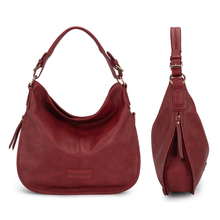 Load image into Gallery viewer, Montana West Hobo/Crossbody Bag - Red