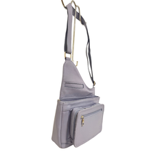Load image into Gallery viewer, GHAZAL LAVANDER - RFID Leather Organizer Crossbody Bag