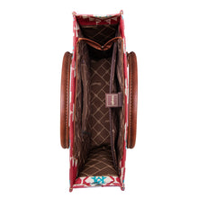 Load image into Gallery viewer, Wrangler Southwestern Pattern Dual Sided Print Canvas Wide Tote