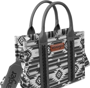 Wrangler Southwestern Print Small Canvas Tote