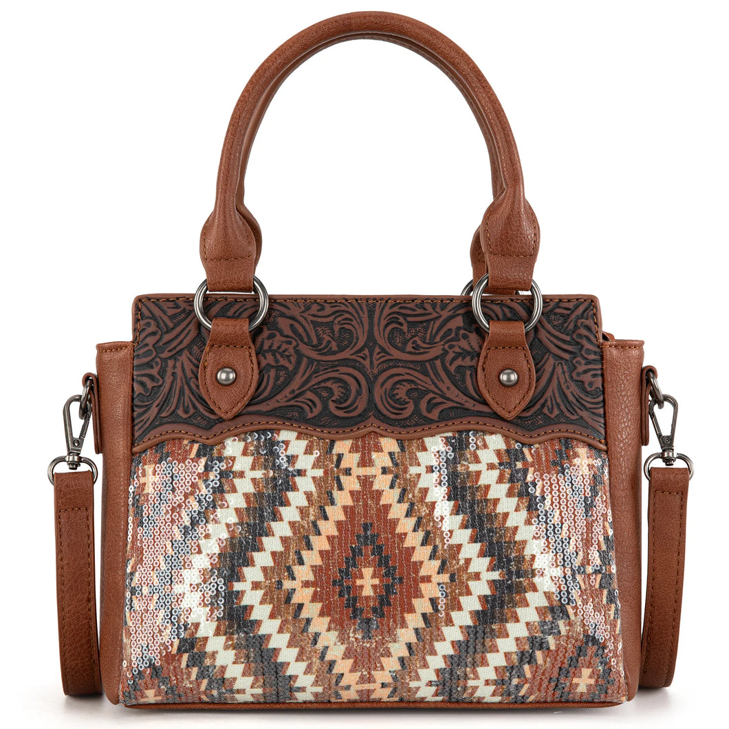 Montana West Tooled Aztec