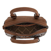 Load image into Gallery viewer, Wrangler Genuine Hair-On Cowhide Barrel Bag