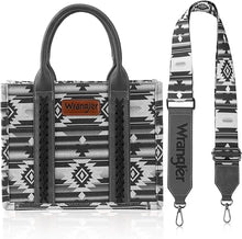 Load image into Gallery viewer, Wrangler Southwestern Print Small Canvas Tote