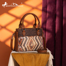 Load image into Gallery viewer, Montana West Tooled Aztec
