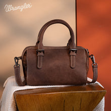 Load image into Gallery viewer, Wrangler Genuine Hair-On Cowhide Barrel Bag