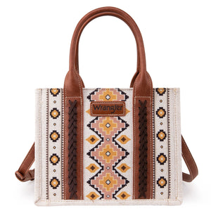 Wrangler Southwestern Print Small Canvas Tote