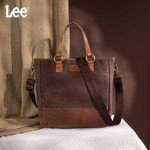 LEE Denim Waxed Canvas Tote  Bigger Size
