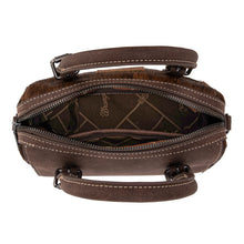 Load image into Gallery viewer, Wrangler Genuine Hair-On Cowhide Barrel Bag