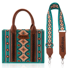 Load image into Gallery viewer, Wrangler Southwestern Print Small Canvas Tote