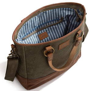 LEE Denim Waxed Canvas Tote  Bigger Size