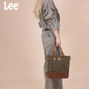 LEE Denim Waxed Canvas Tote  Bigger Size